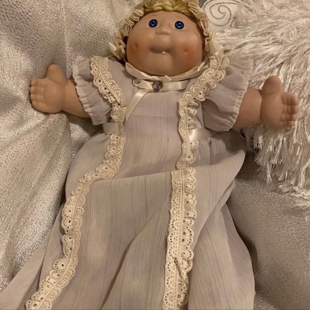 Vintage 1985 Porcelain Cabbage Patch Doll Limited Edition Collector Doll COA Box - Picture 2 of 10